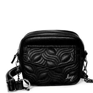 NWT: V. LEATHER LUG SWING CONVERTIBLE CROSSBODY BELT BAG: VEGAN LEATHER:…